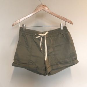 Lou & Grey Green Drawstring Shorts